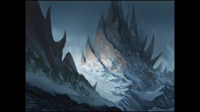 Procreate Digital Art Process - "Peaks" - Fantasy Landscape смотреть онлайн