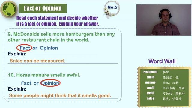 Teacher Stefan - Fact or Opinion 08 смотреть онлайн