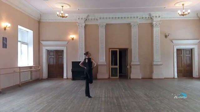 Урок народного танца - Верёвочка+припадание (середина) №3