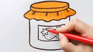 Как нарисовать БАНКУ ВАРЕНЬЯ / мультик раскраска для детей / Нарисуй Ка