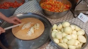 ??САЛАТ НА ЗИМУ ИЗ ПОМИДОР И СЛАДКОГО ПЕРЦА #салатназимуизпомидорисладкогоперца #морковьлукперецпом