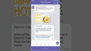 Connecto.ai Summer Chatbot for Viber