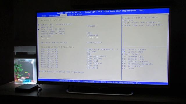 BIOS Settings Presentation of XIDU PhilMac Intel Celeron J4115 Mini PC смотреть онлайн