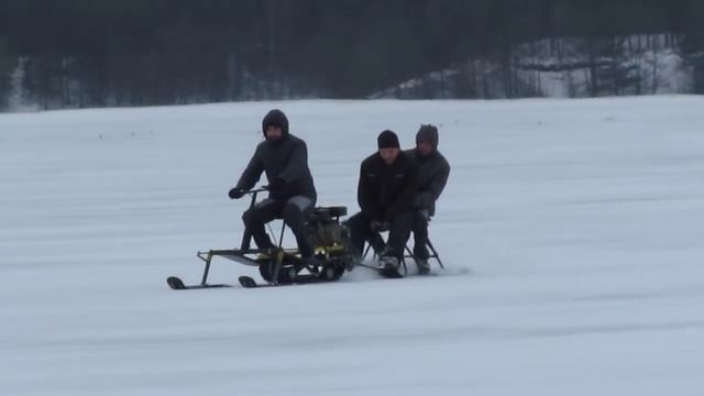 миниснегоход испытания