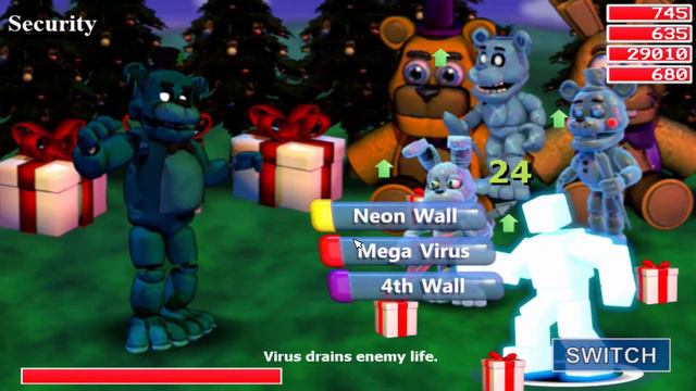FNaF AR Adv Frosted Freddy in FNaF World! Remastered! (Mod) смотреть онлайн