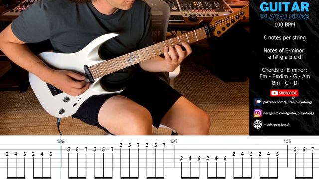 Guitar Play Along Speed Builder part 3 | lesson, tutorial and playthrough