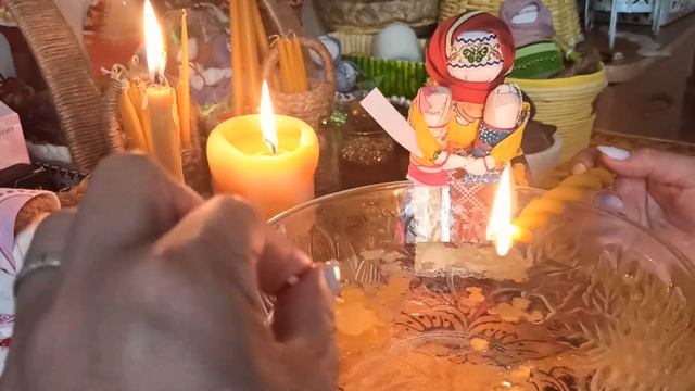 Отливка на воске и заговор на удачу для сына???