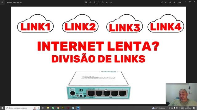 INTERNET LENTA É AGORA O QUE DEVO FAZER,   É O MEU ROTEADOR MIKROTIK?