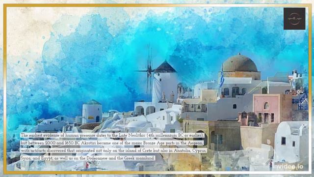 BEAUTIFUL ISLAND WITH A TRAGIC PAST (SANTORINI IN GREECE )