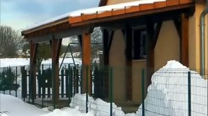 Навесы из бруса