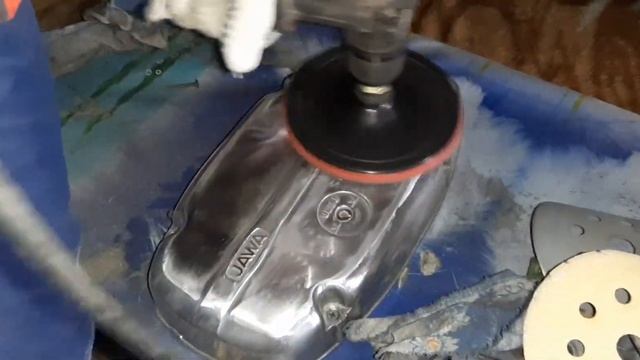 Ява(Jawa) 350 634 Полировка крышек двигателя.