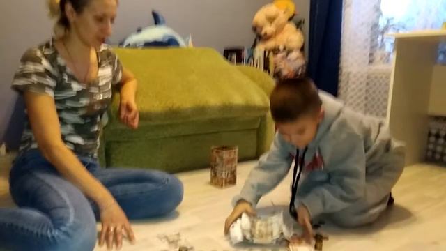 Подсчет денег с новогодней копилки часть 2 смотреть онлайн