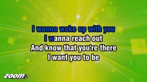 Boris Gardiner - I Wanna Wake Up With You - Karaoke Version from Zoom Karaoke