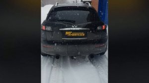 INFINITI FX45 Тихий прямоточный глушитель СТО "Мир Глушителей"