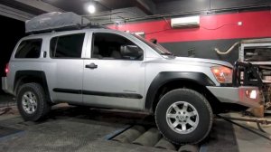 NISSAN ARMADA OFF ROAD IN DYNO TEST