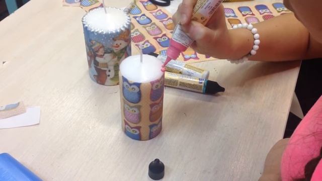 Мастер-класс декупаж свечи смотреть онлайн