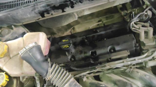 форд фьюжн, замена прокладки клапанной крышки,залило свечи зажигания! #ключна17