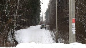 Renault Duster 1.6 in medium snow. Рено Дастер 1,6 в неглубоком снегу