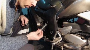 Прокачка гидравлического сцепления на мотоцикле HONDA CBR 1100XX ( Дрозд )