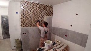 УКЛАДКА МОЗАИКИ НА КУХНЕ • ПЛИТКА