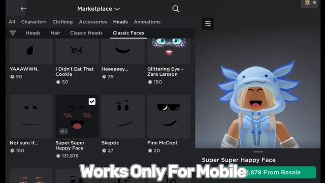 How To Get Super Super Happy Face! |★| #roblox #trend #robloxtrend #supersuperhappyface #foryoupage