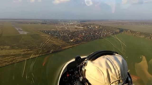 Заход на посадку и посадка. 19 сентября, Йошкар-Ола. смотреть онлайн