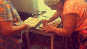 Изготовление просфор.