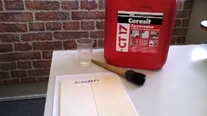 Обработка СМЛ(Стекломагниевого листа) грунтовкой глубокого проникновения Ceresit CT17