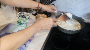 Макароны в сырно молочном соусе