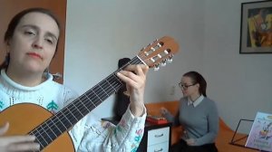 Вечерний звон Evening Bells Guitar + glockenspiel Аккомпанемент на 2-ух аккордах Гитара и металлофо