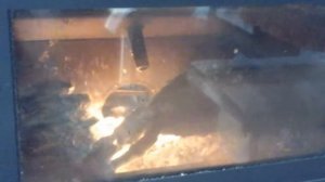 Капельная подача отработанного масла в печь.