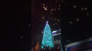 Встреча Нового 2019 года в Черноморске(праздничный фейерверк)