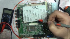 Ремонт телевизора  HAIER 32 LE32M600, уходит в защиту.