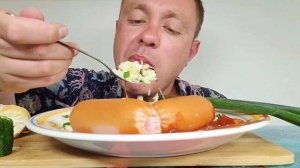 МУКБАНГ. ОБЖОР. СОЧНЫЕ САРДЕЛЬКИ + РИС.