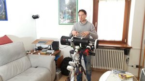 Il mio setup skywatcher 150/750 su EQ3-PRO