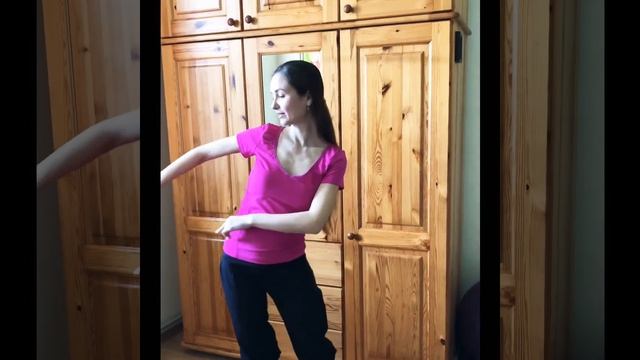 Зарядка в восточном стиле или разминка belly dance - всего 5 минут