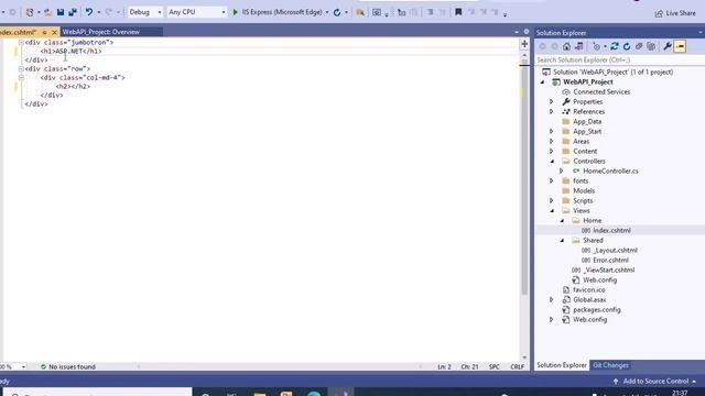 Part 1: Web API project creation for beginners using visual studio 2019 #webapi #visualstudio2019