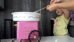 САХАРНУЮ ВАТУ делаем сами