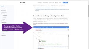 Google News API - Basic overview