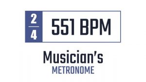 551 BPM - 2/4 - Metronome