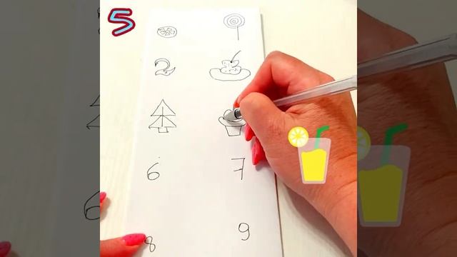 КАК ЛЕГКО НАРИСОВАТЬ РИСУНОК ИЗ ЦИФР❗️ ? 0 1 2 3 4 5 6 7 8 9❗️? смотреть онлайн