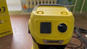 Распаковка — Пылесос Karcher WD 3 P V-17/4/20