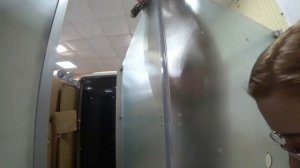 Сборка ДУШЕВОЙ КАБИНЫ 90х90 низкий поддон без каркасные стеклянные стенки комплектация без крыши
