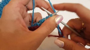 Как вязать закругленный край, как у машинной вязки