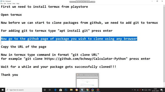 Clone files from GitHub using Termux смотреть онлайн