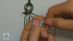 Macrame Necklace Tutorial With Cabochon Stone | Handmade Jewellery Making