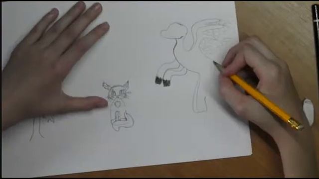 Рисуем розу,кота и Пегаса смотреть онлайн