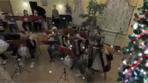 М. Красев, аранжировка Т Афанасенко "Елочка". Переложение для оркестра баянистов Е Касаткиной