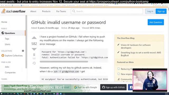 How To Fix GitHub Authorization Issue On Command Line CLI смотреть онлайн