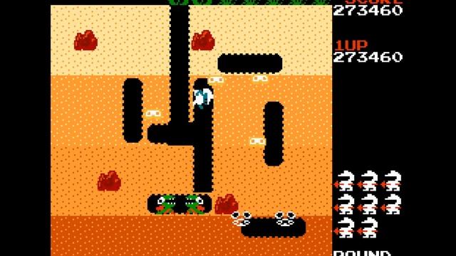 Dig Dug [NES] смотреть онлайн